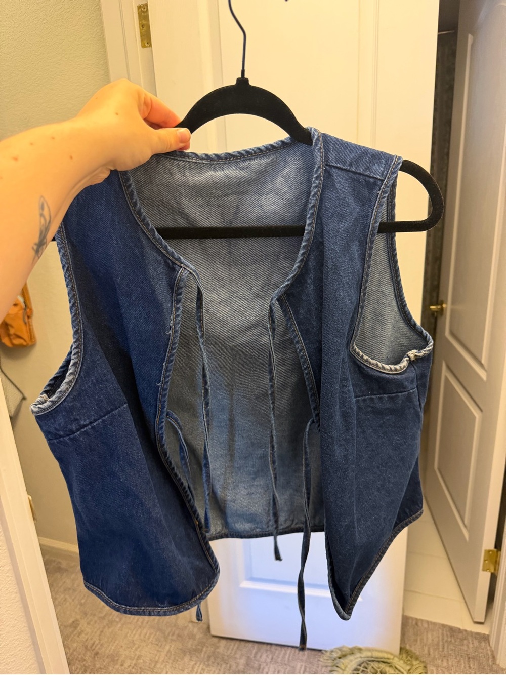 Women's Denim Vest - Blue